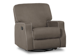 Graphite with Dove Grey (944) 2-Charlie Nursery Recliner Swivel Glider Chair