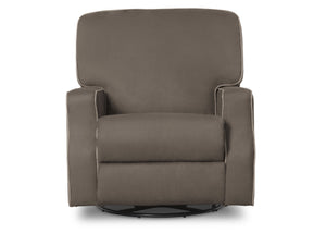 Graphite with Dove Grey (944) 12-Charlie Nursery Recliner Swivel Glider Chair