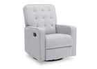 Delta Children Linen (150) Garrison Nursery Glider Swivel Recliner, Right Silo View 4-Garrison Nursery Glider Swivel Recliner Featuring LiveSmart Fabric by Culp