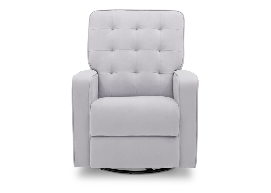 Delta Children Linen (150) Garrison Nursery Glider Swivel Recliner, Front Silo View 2-Garrison Nursery Glider Swivel Recliner Featuring LiveSmart Fabric by Culp