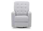 Delta Children Linen (150) Graham Nursery Glider Swivel Recliner, Front Silo View 2-Graham Nursery Glider Swivel Recliner Featuring LiveSmart Fabric by Culp