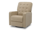 Delta Children Sisal (727) Graham Nursery Glider Swivel Recliner, Left Silo View 12-Graham Nursery Glider Swivel Recliner Featuring LiveSmart Fabric by Culp