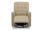 Delta Children Sisal (727) Garrison Nursery Glider Swivel Recliner, Front Reclined Silo View 10-Garrison Nursery Glider Swivel Recliner Featuring LiveSmart Fabric by Culp