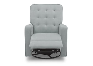 Delta Home Mist (934) Grant Glider Swivel Recliner, Front Reclined Silo View 25-Grant Glider Swivel Recliner Featuring LiveSmart Fabric by Culp