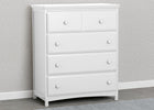 Bianca White (130) 5-Emerson 4 Drawer Chest
