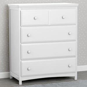 Bianca White (130) 15-Emerson 4 Drawer Chest