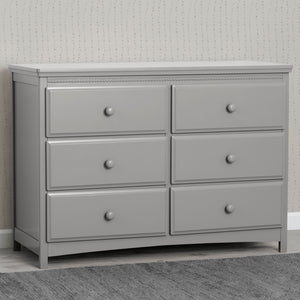 Grey (026) 25-Emerson 6 Drawer Dresser