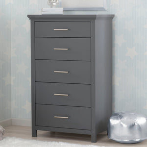 Charcoal Grey (029) 14-Avery 5 Drawer Chest