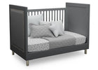 Charcoal Grey (1323) 5-Avery 3-in-1 Convertible Crib