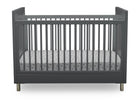 Charcoal Grey (1323) 6-Avery 3-in-1 Convertible Crib