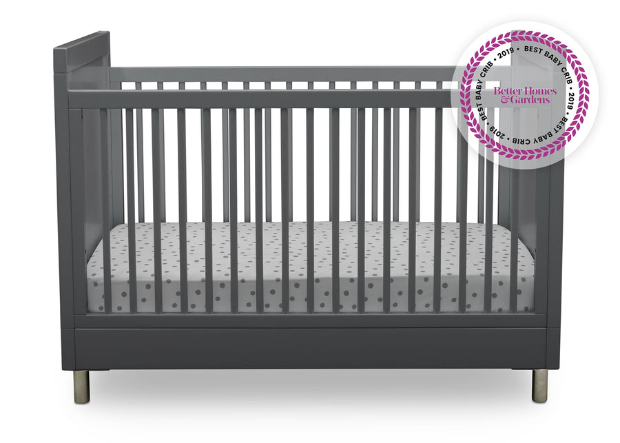 Charcoal Grey (1323) 7-Avery 3-in-1 Convertible Crib