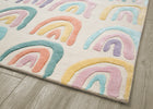 Assorted (999) 2-Over the Rainbow Hand-Tufted Wool Blend Area Rug 5x8