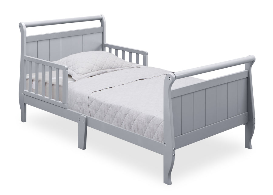 Grey (026) 6-Wood Sleigh Toddler Bed