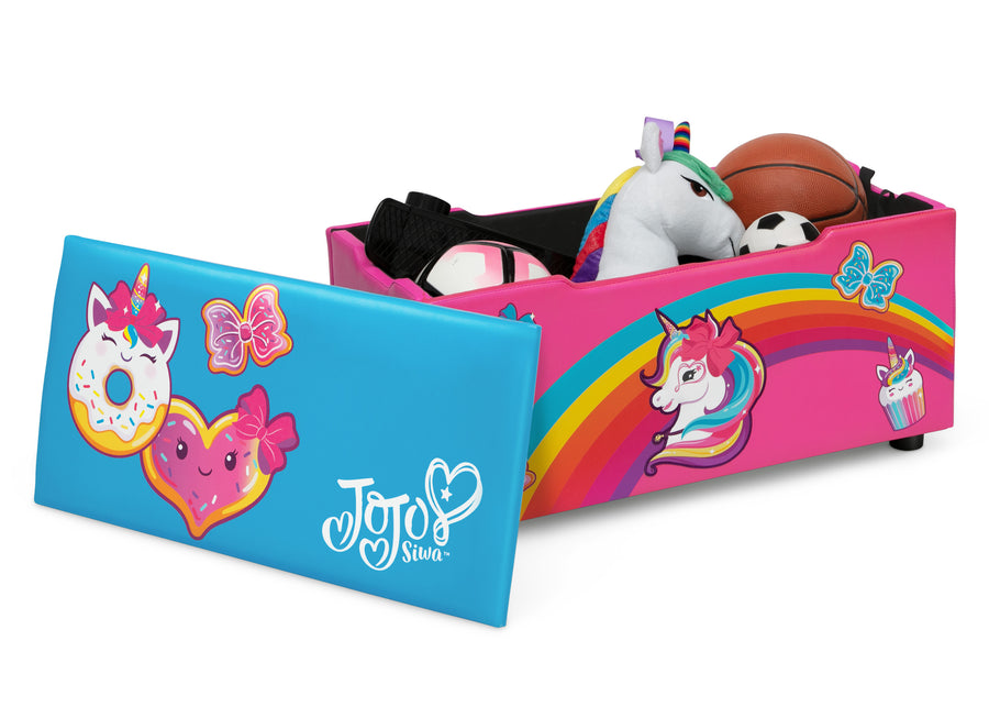 Jojo Siwa (1126) 3-JoJo Siwa Upholstered Storage Bench for Kids