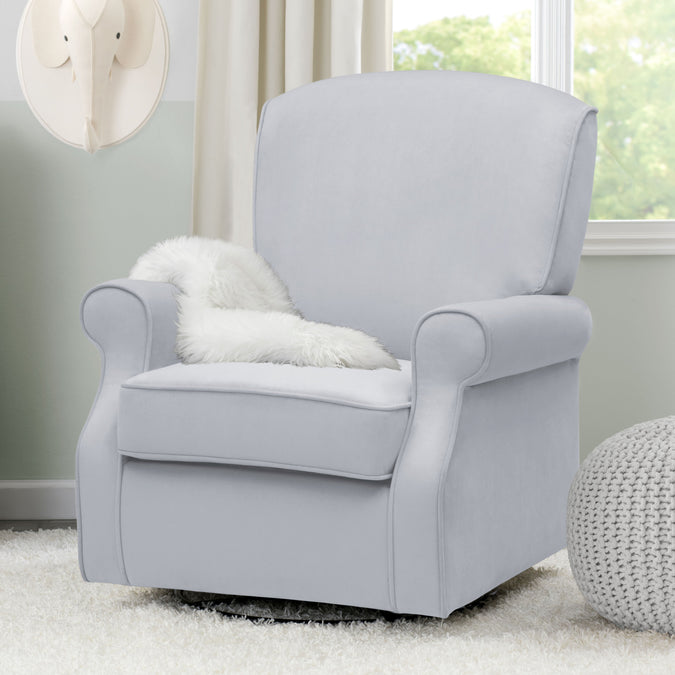 Dolphin Grey (1356) 5-Oakley Nursery Glider Swivel Rocker Chair