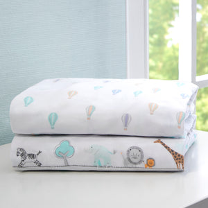 Whimsical Dreams (3217) 12-Whimsical Dreams Fitted Crib Sheets - 2 Pack