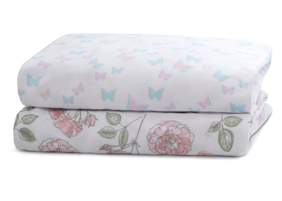 DCB: Garden Party (3019) 6-Garden Party Fitted Crib Sheets - 2 Pack