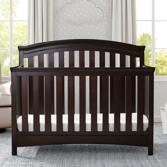 Dark Chocolate (207) 2-Emerson 4-in-1 Convertible Baby Crib