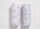 Hearts N Kisses (3021) 6-Hearts N Kisses Fitted Crib Sheets - 2 Pack