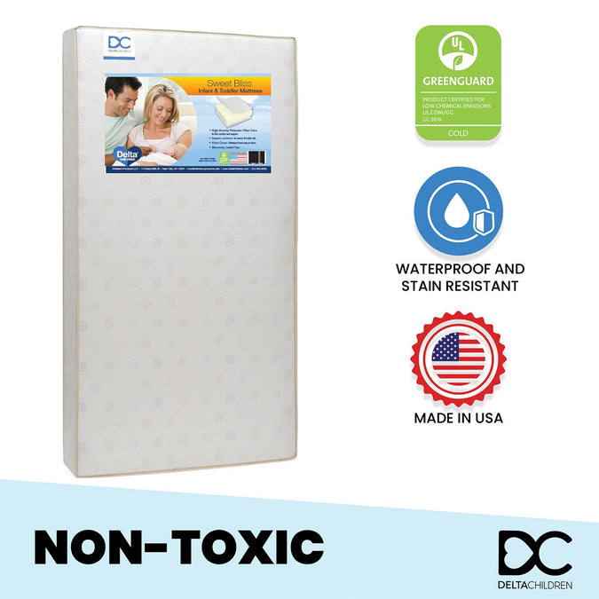 No Color (NO) 2-xSweet Bliss Dual Sided Crib & Toddler Mattress