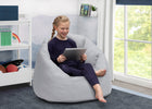 iComfort Grey (5080) 1-iComfort Fluffy Chair with Memory Foam Seat for Kids