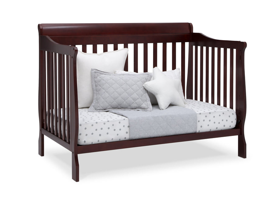 Espresso Cherry (205) 13-Canton 6-in-1 Convertible Crib