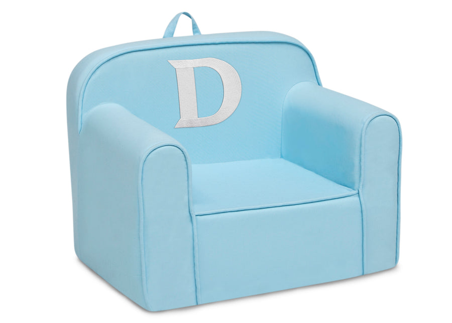D 15-Personalized Monogram Light Blue Cozee Chair