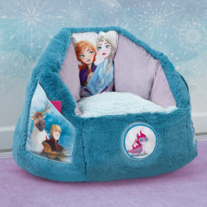 Frozen 2 (1097) 23-Frozen Cozee Fluffy Chair, Toddler Size (for Kids Up to 6 Years Old)