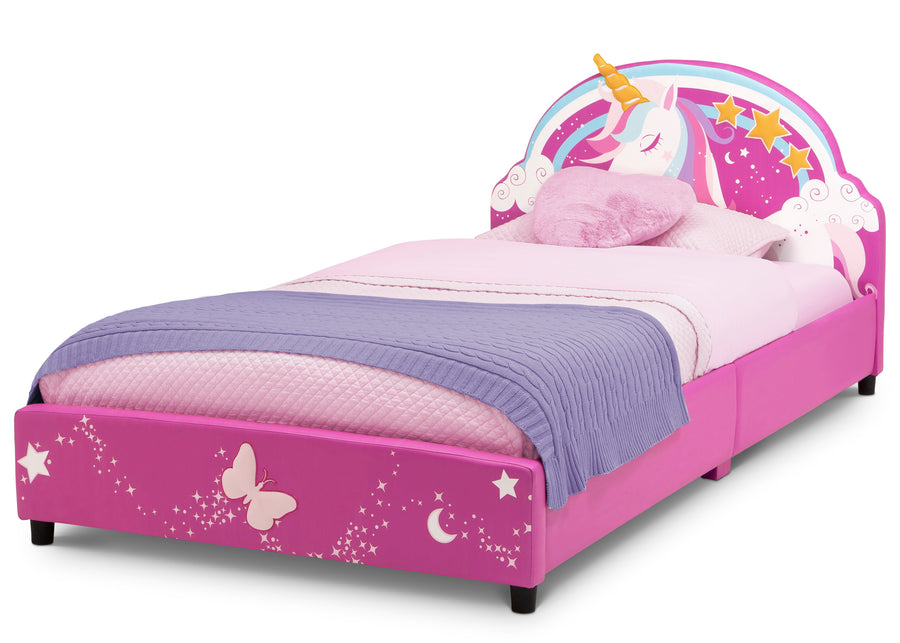 Unicorn (5063) 2-Unicorn Upholstered Twin Bed
