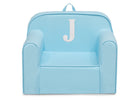 J 38-Personalized Monogram Light Blue Cozee Chair