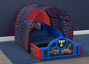 Disney Cars (1014) 7-Cars Sleep and Play Toddler Bed with Tent