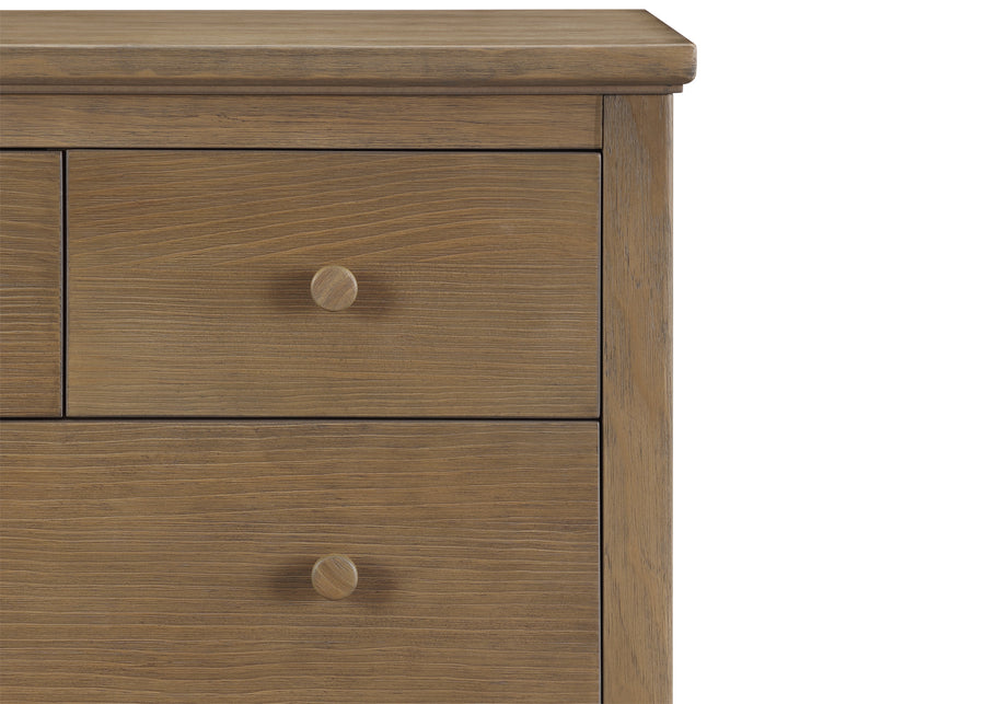 Rustic Acorn (1383) 9-Paloma 4 Drawer Dresser with Changing Top