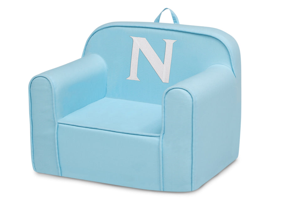 N 56-Personalized Monogram Light Blue Cozee Chair