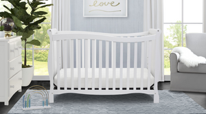 White (100) 9-Brookside 4-in-1 Convertible Crib