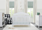 Textured White (1349) 1-Farmhouse 6-in-1 Convertible Baby Crib