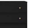 Ebony with Natural (1482) 4-Essex 3 Drawer Dresser