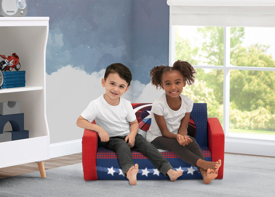 Avengers (1160) 1-Avengers Cozee Flip-Out Sofa - 2-in-1 Convertible Sofa to Lounger for Kids