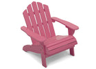 Pink (709C) 9-Kids Wood Adirondack Chair for Indoor & Outdoor Use