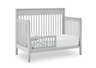 Grey (026) 11-Remy 6-in-1 Convertible Crib