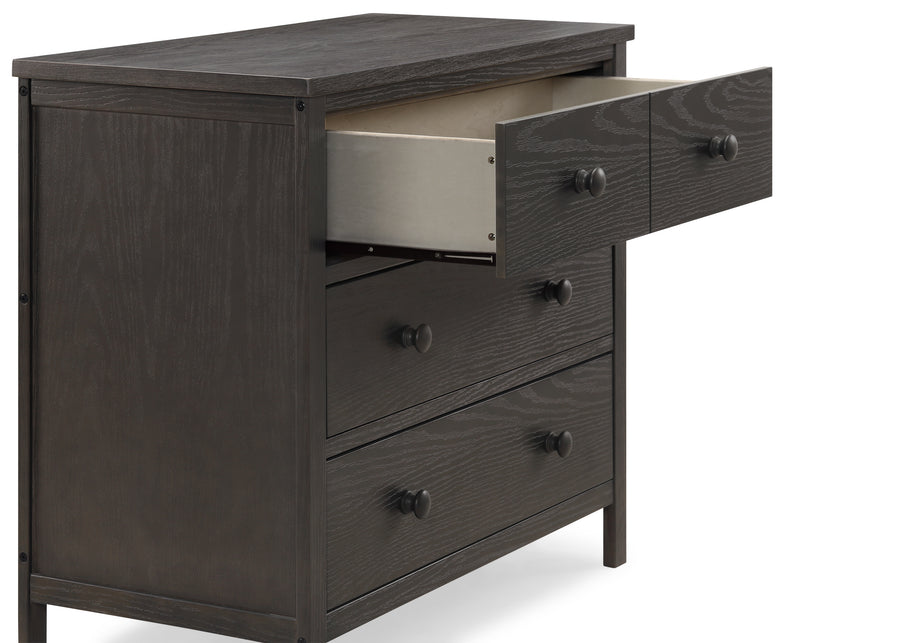 Textured Stone Grey (1460) 7-Sweet Beginnings 3 Drawer Dresser
