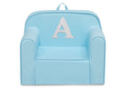 A 2-Personalized Monogram Light Blue Cozee Chair