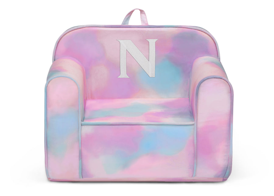 N 54-Personalized Monogram Tie-Dye Cozee Chair