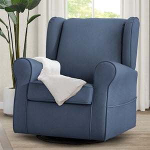 Sailor Blue (424) 15-Reston Nursery Glider Swivel Rocker Chair