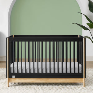Ebony with Natural (1482) 4-babyGap Tate 4-in-1 Convertible Crib