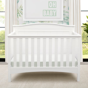 Bianca White (130) 4-Bennett 4-in-1 Convertible Crib