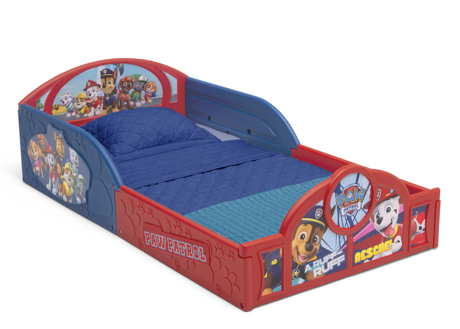 Paw Patrol (1121) 2-PAW Patrol Plastic Sleep and Play Toddler Bed