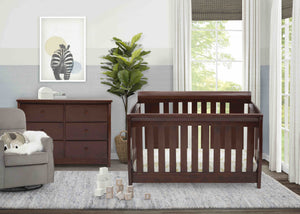 Chocolate (204) 1-Clermont 4-in-1 Crib