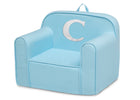 C 12-Personalized Monogram Light Blue Cozee Chair
