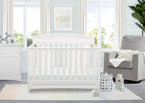 Bianca White (130) 0-Lila 5-in-1 Convertible Crib
