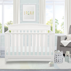 Bianca White (130) 9-Lila 5-in-1 Convertible Crib